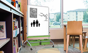 Tableau blanc mobile